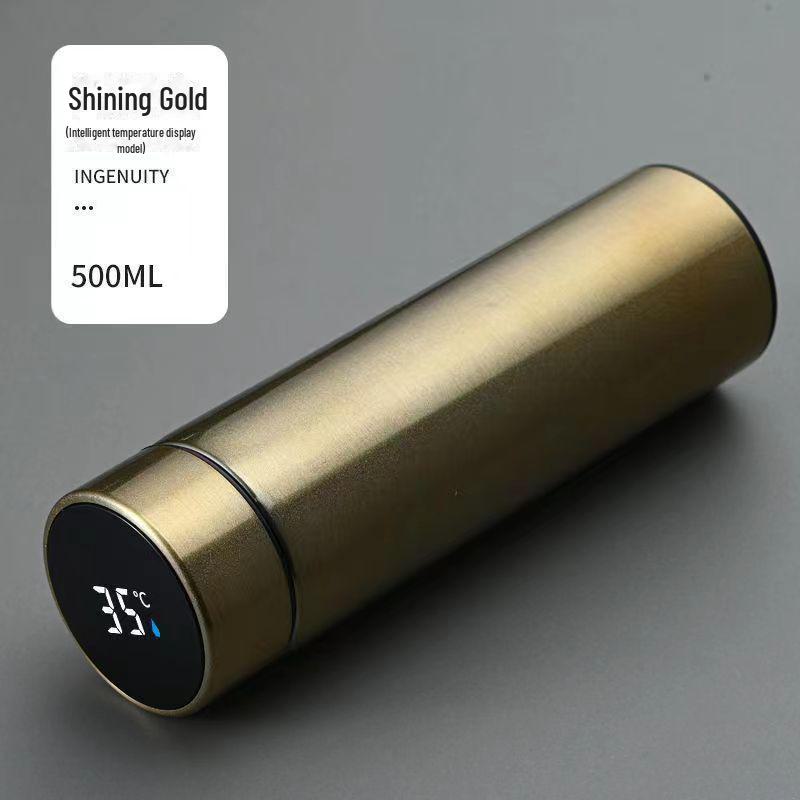 Smart Thermos Cup with 304 Stainless Steel, Touch Display & Large Capacity for Tea - Ideal Business Gift for Students & Professionals