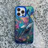 Space Ocean Whale Shark Phone Case For IPhone 16 15 14 Pro Max 13 11 12 Pro Max Mini 16 15 14 Plus Shockproof Laser Cover Fundas
