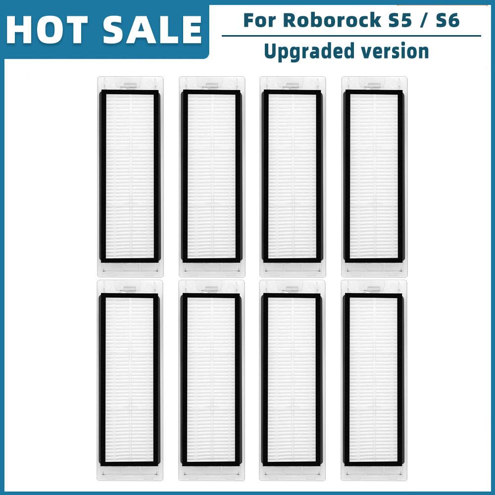 For Roborock S5 / S5 Max / S6 / S6 MaxV / S6 Pure Robot Spare Parts Accessories Main Side Brush Hepa Filter Mop Rag Brush Cover