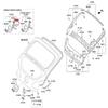 Baificar Brand New  1PCS Outside Trunk Lid Lock Handle 81260-2V010 For Hyundai Veloster 2012-2017