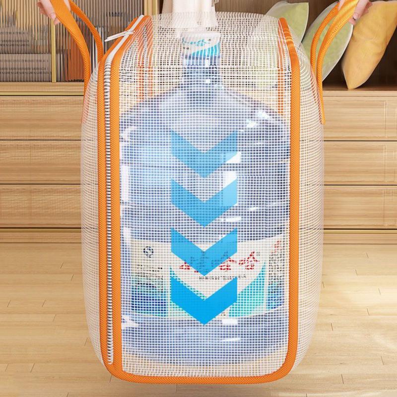 Großes Fassungsvermögen Haushalts-Kleiderorganisatoren Aufbewahrungstasche Schlafzimmer Kleidung Bettdecken Behälter Tragbar Zurück zur Schule Pakettasche