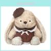 Peluche Lapin à Poil Long pour Enfants, Compagnon de Sommeil et Cadeau