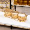 Luxury Compartmentalized Fruit and Snack Tray for Home Display