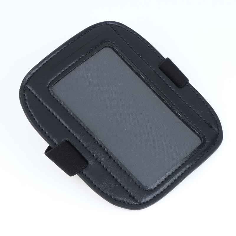 Pu Leather Arm Id Document Badge Holder Adjustable Waterproof Name Card Sleeve Armband Access Card Pass Arm Card Holder