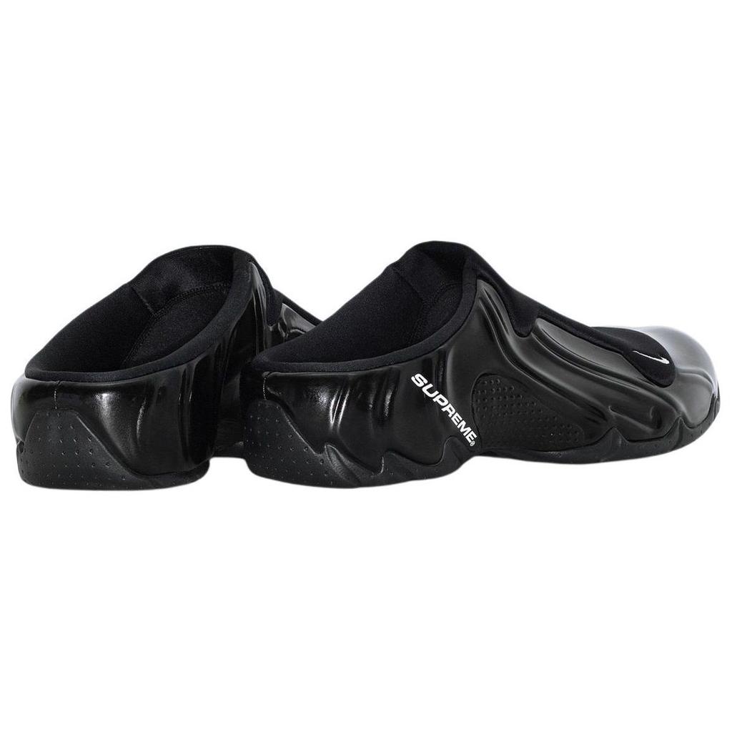 Supreme X Nike Clogposite Black Unisex Sneakers White HJ6215-001