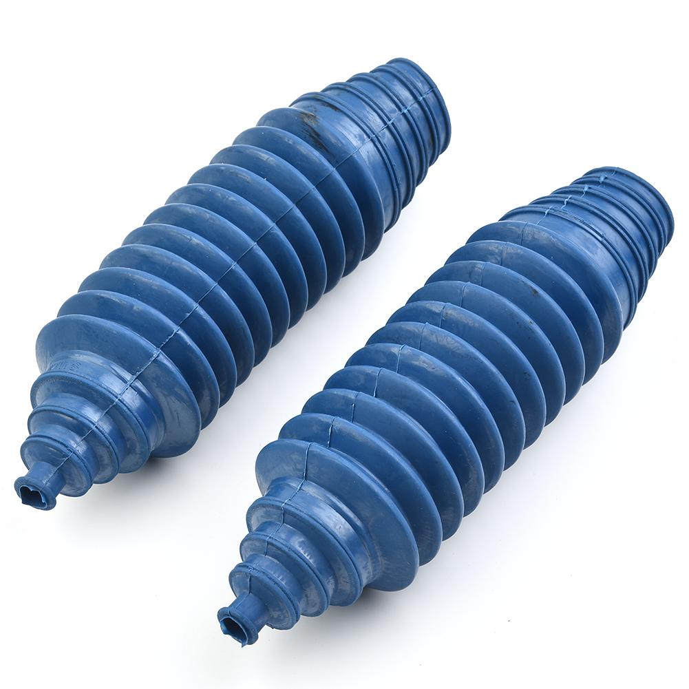 2 Set Gaiter Pinion Boot Accessory Blue Kit Parts Rack And Pinion Steering Boot Replacement Silicone High Quality