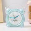 With Light Luminous Alarm Clock Rural Small Desk Clock Fashion Silent Alarm Clock  Bedside