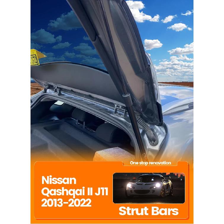 Rear Trunk Tailgate Strut For Nissan Qashqai II J11 2013-2022 2pcs Boot Lift Support Bars Gas Spring Dampers Rod 904504EA0A