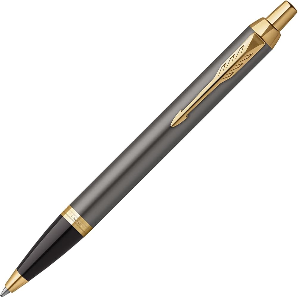 PARKER Parker Ballpoint Pen IM Gray GT Medium Oily Type Gift Boxed Gift Present Luxury Regular Im...