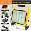 Rechargeable Solar LED Flashlight: High Power, Long Range, Waterproof, with Side Light & Remote Control.