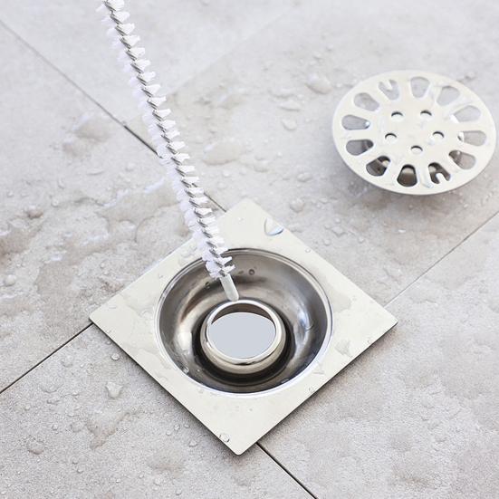 45 cm rörmuddringsborste Badrum Hår Avlopp Handfat Rengöringsborste Avloppsrengörare Flexibelt rengöringsmedel Täppa plugg Hålborttagningsverktyg