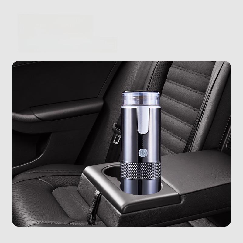 Compact Wireless High-Pressure Portable Coffee Maker for Capsules and Ground Coffee