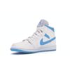 Air Jordan 1 Mid UNC Women Sneakers White Carolina-Blue BQ6472-114