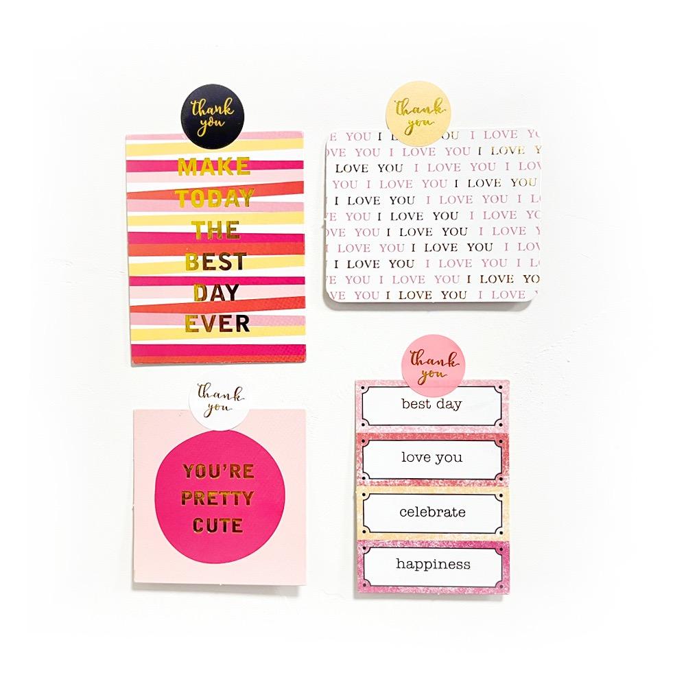 500 Pcs/roll 1 Inch Hot Stamping Thank You Stickers for Gift Wrapping, Envelope Sealing, Corporate Office Supplies, Diy Decorati