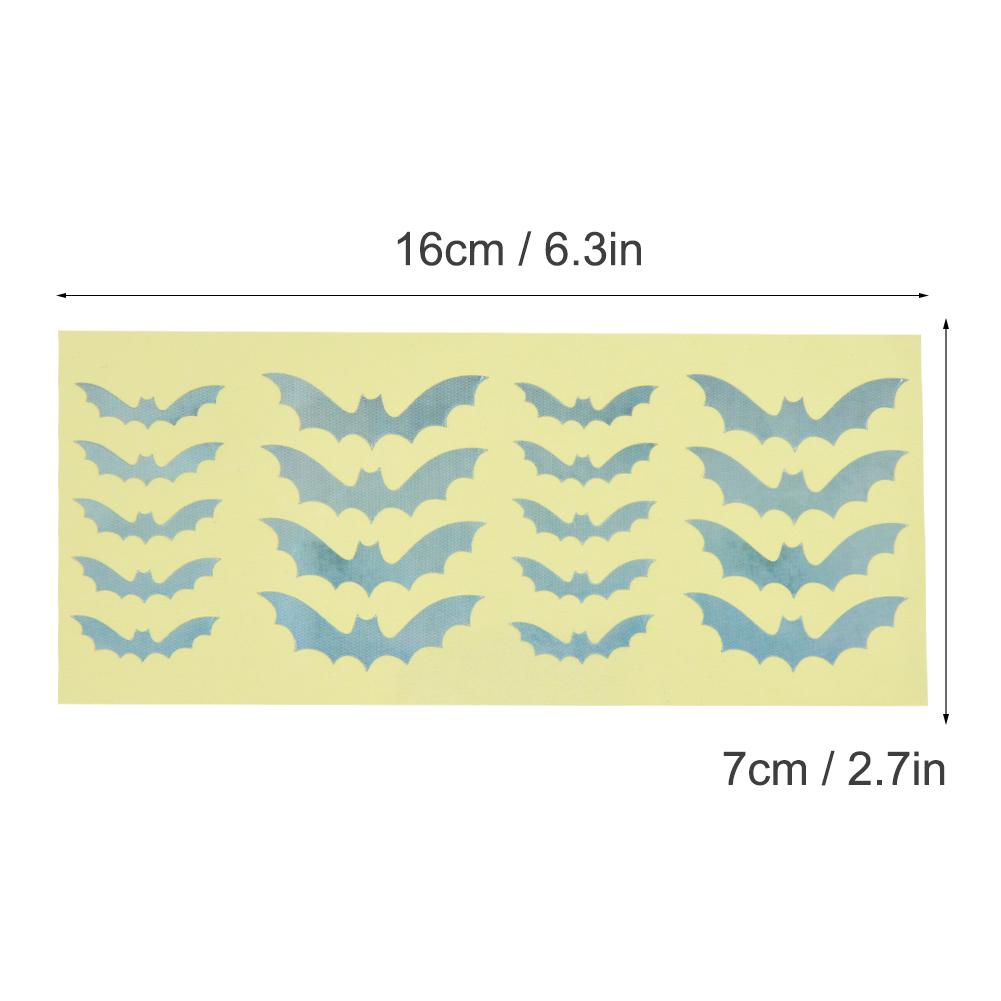 Bat Pattern Guitar Fretboard Decor Inlay Stickers Adhesive Marker for Acoustic Electric Guitar