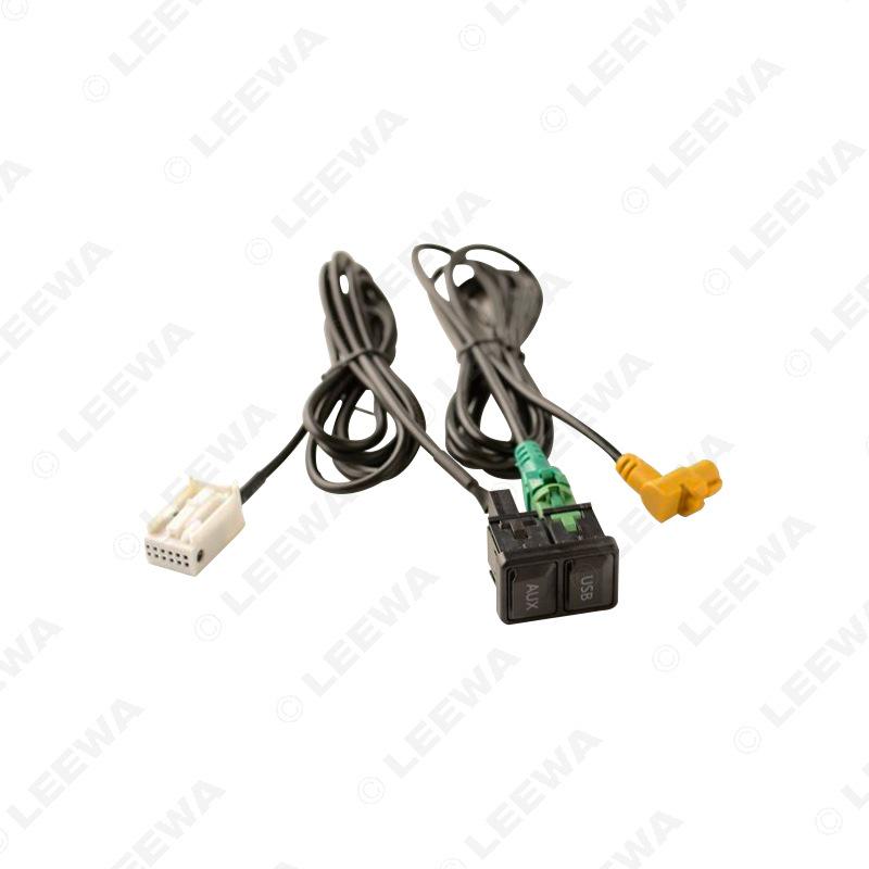 

Volkswagen USB AUX Interface Adapter Cable for Sagitar, Magotan, Scirocco, Bora, Golf GTI LEEWA