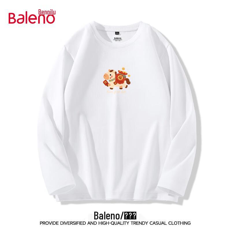Baleno 2026 Year of the Horse Men s Long Sleeve Cotton T-Shirt M
