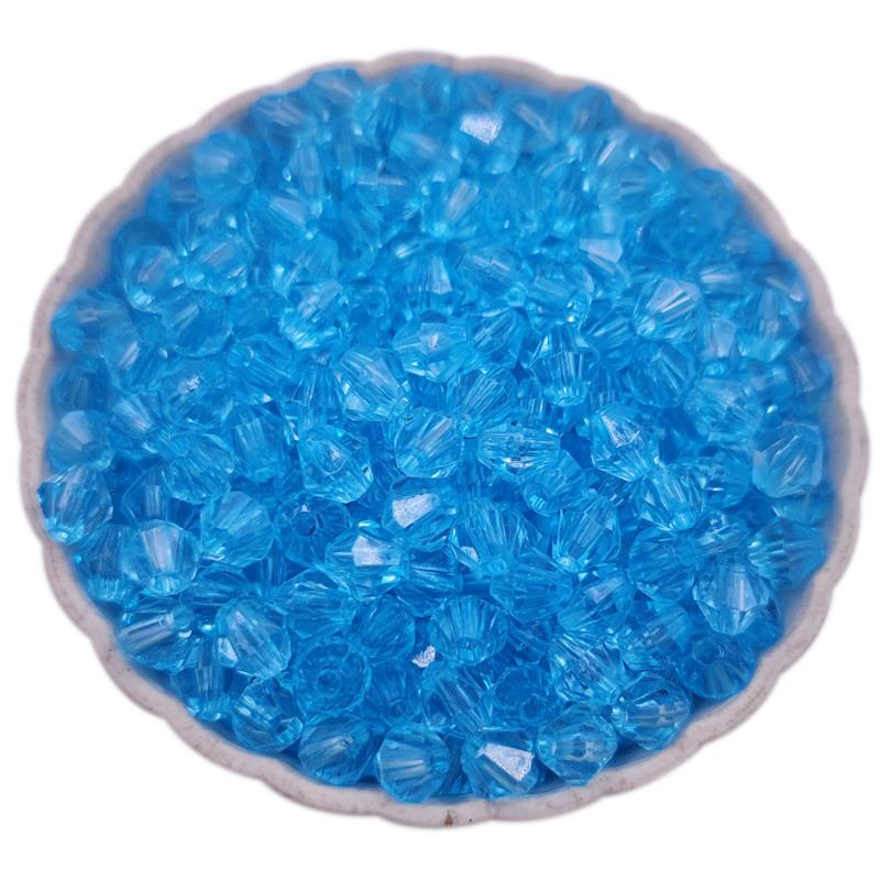 

20-200 шт. 5-10 мм акриловые прозрачные алмазные бусины для изготовления ювелирных изделий 5mm 200Pcs небесно-голубой