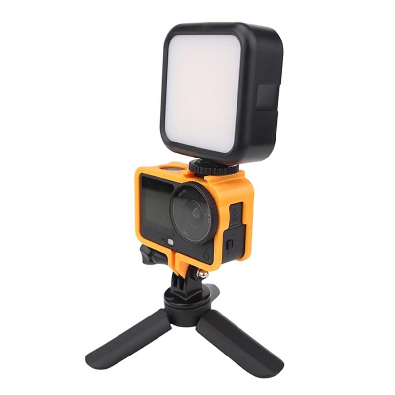 Protective Extension Frame for Action 6 Cameras with Cold Shoe Port and Accessory Compatibility Enhances Safety