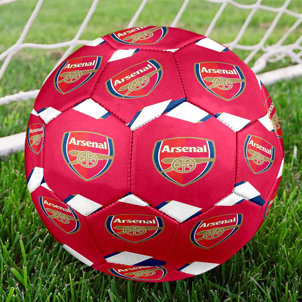Arsenal F.C Print Size 5 Soccer Ball, Standard Match Football for Sports Game and Team Practice, Ideal Gift for Soccer Fans