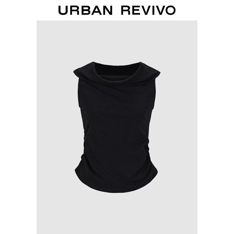 UR2026 Women s Sleeveless Boat Neck Slim T-shirt L