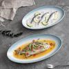 18-inch Oval Ceramic Serving Plate