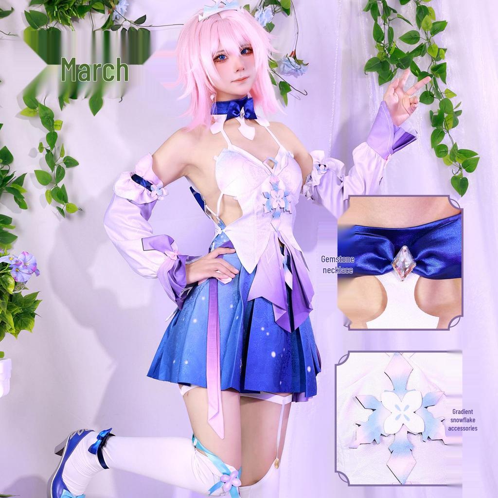 Fog City Star Dome Railway March 7 Cosplay Dress - New Anime-Inspired Cosplay for Women