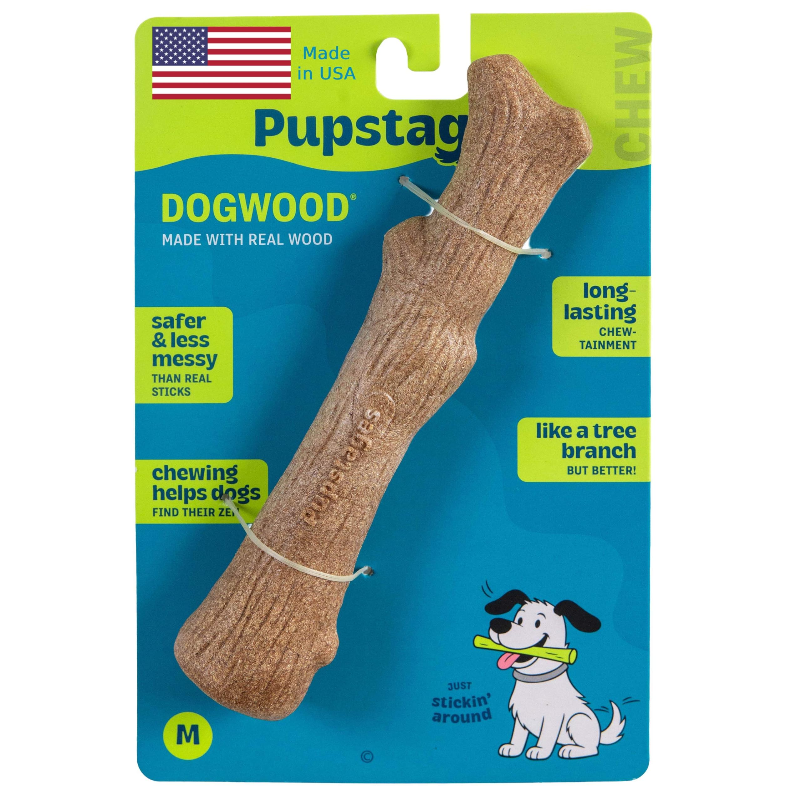 Petstages Woody Tough Stick Large 5993000 Durable Dog Chew Stick Toy