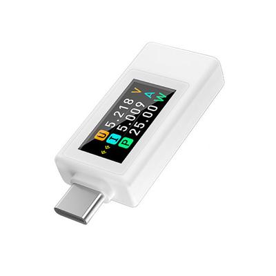 USB C Tester KWS1902L with TFT Display Measures Voltage 4 30V Current 0 12A Compact and Portable for Testing Needs
