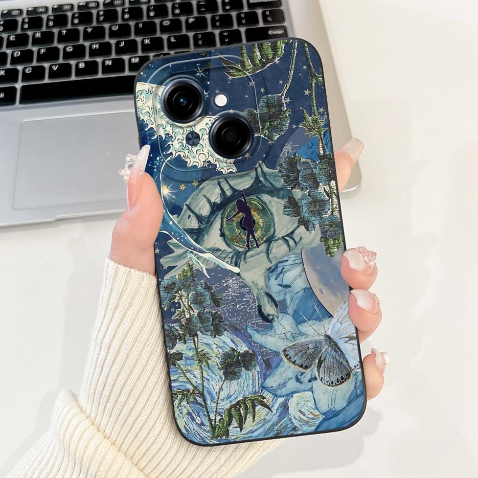 For Tecno Spark Go 1 1S Case KL4h Fashion Candy Painted Cover Shockproof Phone Case For Tecno Pop 9 4G SparkGo1 Soft Fundas Bags