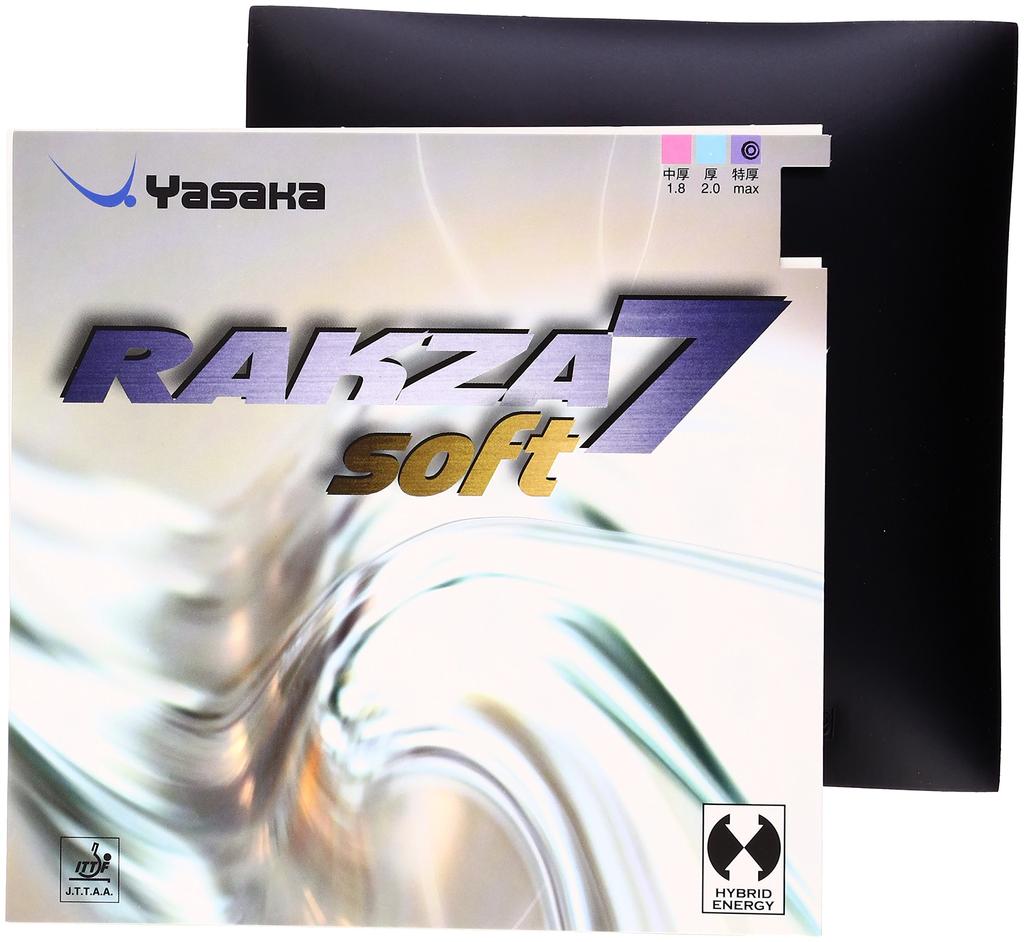 YASAKA Table Tennis Rubber Rakuza 7 Soft 90 Extra Thick B-77