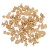 100 Pieces Wood Buttons Two Holes Mixed Animal for DIY Sewing