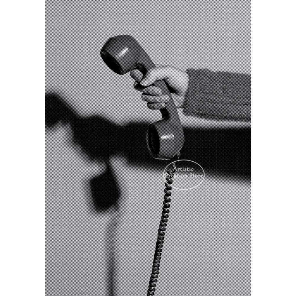 Galerie Musik Kunst Wand Heimdeko Retro Disco Poster Schwarzweiß Leinwandmalerei Party Disco Druck Wandbilder