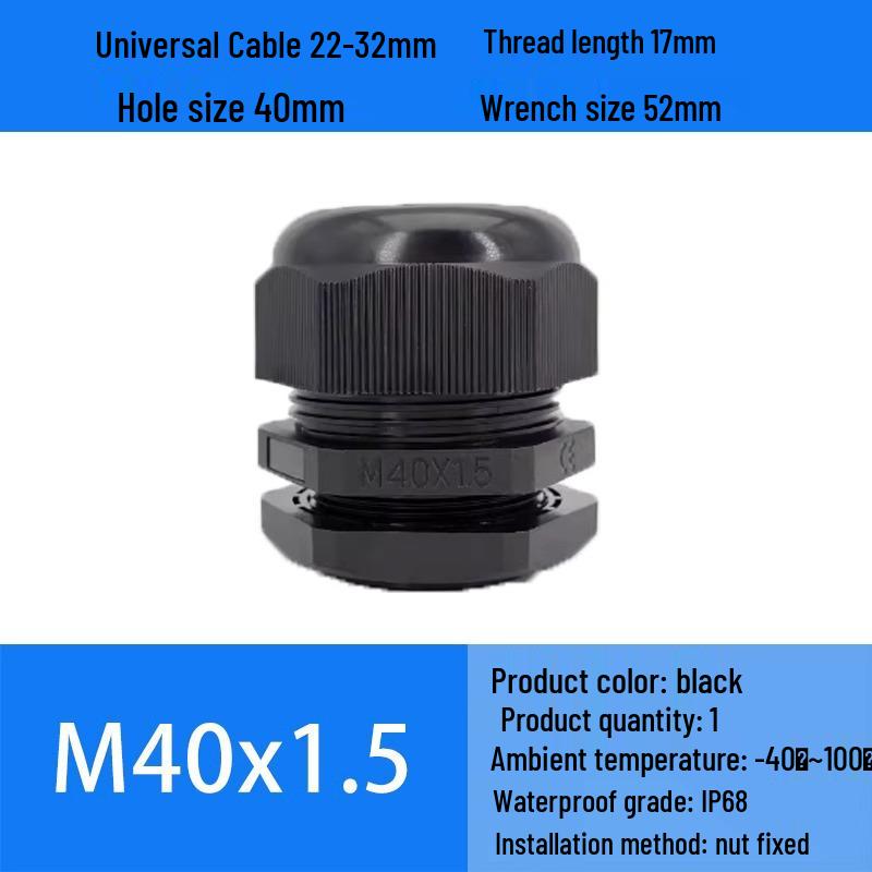 M Series Waterproof Nylon Cable Gland Connector
