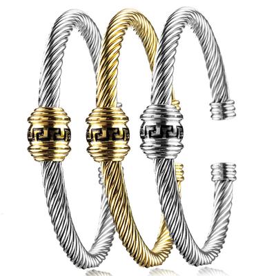 Bracelet Female 18K Golden Hemp Titanium Wire Bracelet