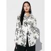 PEACEBIRD Women's Lyocell All-Over Print Long-Sleeve Shirt