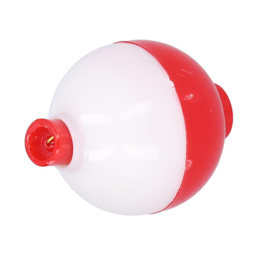 Fishing Ball Shaped Floats ABS Round Buoy Bobbers Fishing Bait Accessories Red White45mm1.8in