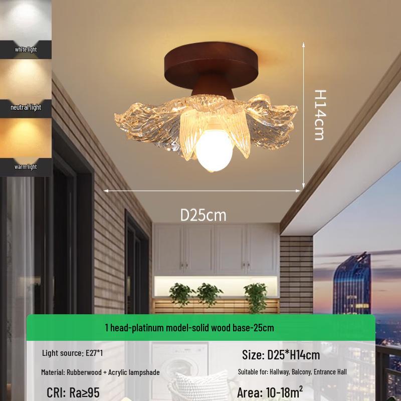 

Modern 3-Color LED Ceiling Light for Hallways & Balconies