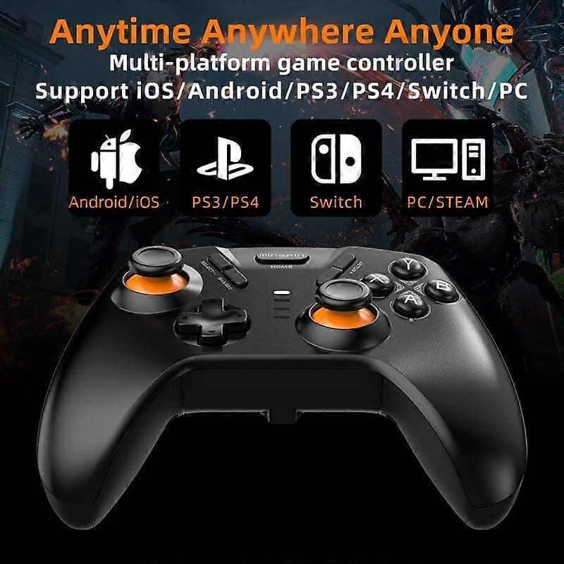 B0W MINGPIN White Tiger S821 Pro Gaming Controller Bluetooth-compatible C5o Gamepad for Nintendo Swi