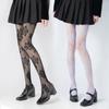 1PC Flower Lace Pantyhose Sexy Thin Stockings Y2K Large Flower Mesh Stockings Personality Multi-Coloured