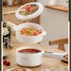 Compact Multi-Functional Electric Cooker: Noodles, Rice, Porridge, Stir-fry, Steaming, Hot Pot, All-in-One Automatic Cooking Pot