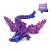 3D Printed Dinosaur Wyvern Figurine with Movable Wings & Joints - Dragon Egg Toy Action Figure
