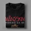 Maneskin Rock Band  T Shirts for Men Pure Cotton Hipster T-Shirts Round Collar  Tee Shirt Short Sleeve Clothing Summer