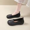 Retro Shallow Single Shoes 2025 Spring and Summer New Comfortable Soft-soled Soft-faced Women's Shoes