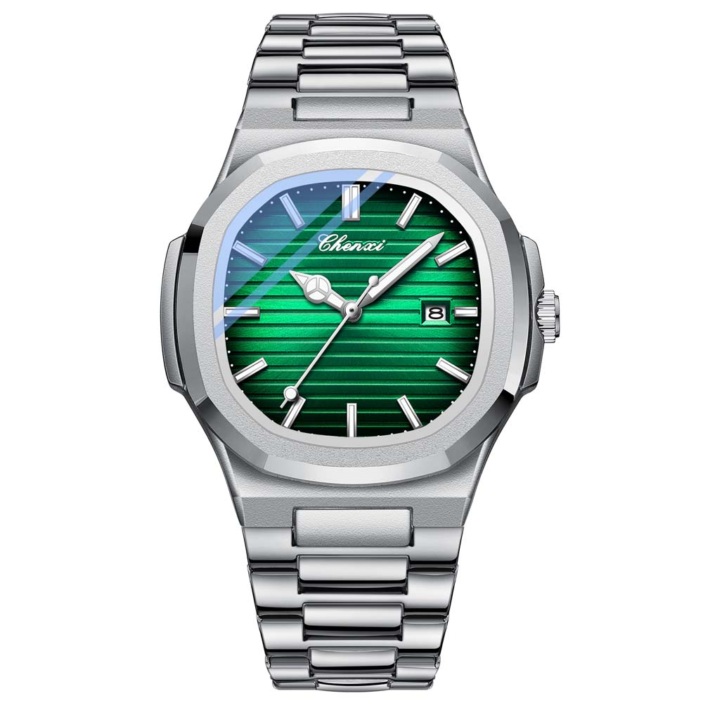 CHENXI Paar Uhr Luxus Business Herren Quarz Datum Armbanduhren Wasserdicht Leuchtende Quarz Uhr für Herren & Damen