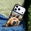 Cute Grizzly Bear Phone Case Cover for IPhone 11 12 13 14 15 16e 17 Pro Max Coque for IPhone 17 Air