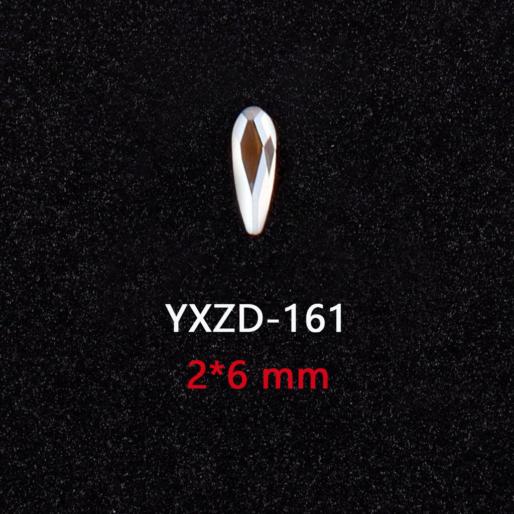 1440 Glas Diamanten mit flachem Boden Gold Champagner Speziell geformte Nageldiamanten DIY Tragematerial für Nägel Nagel Speziell geformte Diamanten Zubehör
