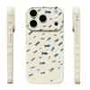 Faint Blue Fish School Is Suitable for iPhone17/17Pro Mobile Phone Case, Anti-drop Apple 16/15 Protective Case 14 New Women