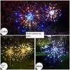 60 LED Solar Power Firework Lights Waterproof Outdoor Dandelion Lawn Lamp  Outdoor Use