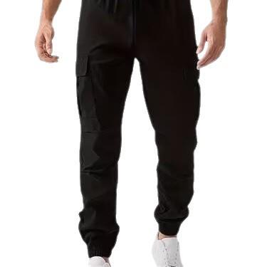 Four Seasons New Sports Pants Men's Running Fitness Pants Outdoor Multi-Pocket Overalls Casual Pants Spot